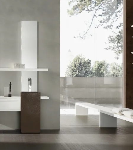 Lavabo monolite Cubo di Arcom