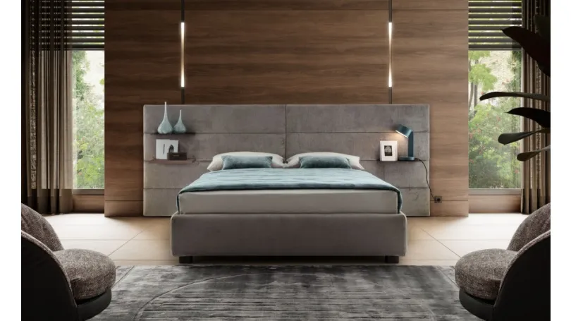 Letto con testiera Horizon di Le Comfort